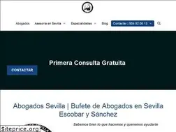 Sites similar to abogadosescobarysanchez.es
