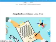 Sites similar to abogadoslaboralistas.pe