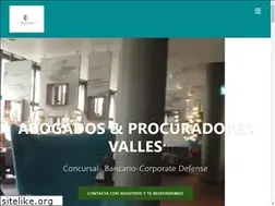 Sites similar to abogadosvalles.com