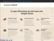 Sites similar to abogadosvalrich.com