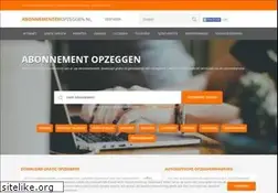 Sites similar to abonnementenopzeggen.nl