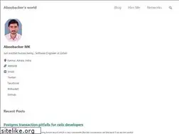 Sites similar to aboobacker.in