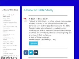 Sites similar to abookofbiblestudy.net