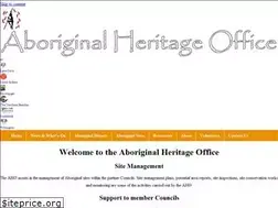Sites similar to aboriginalheritage.org