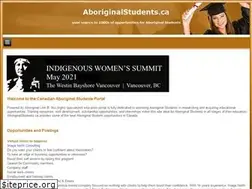 Sites similar to aboriginalstudents.ca