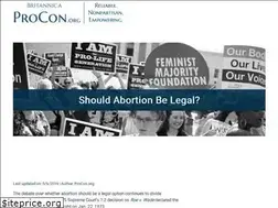 Sites similar to abortion.procon.org