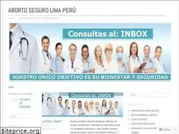 Sites similar to abortosegurolima.wordpress.com