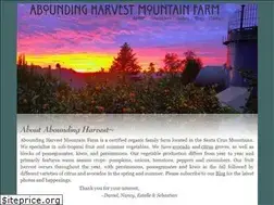 Sites similar to aboundingharvest.com