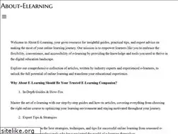 Sites similar to about-elearning.com