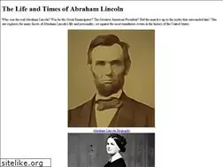 Sites similar to aboutabrahamlincoln.com