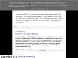 Sites similar to aboutaugmentedreality.blogspot.com