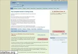 Sites similar to aboutcallingcards.com