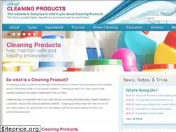 Sites similar to aboutcleaningproducts.com