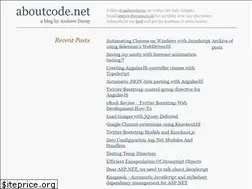 Sites similar to aboutcode.net