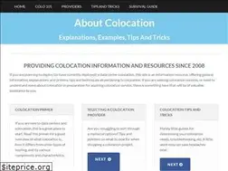 Sites similar to aboutcolocation.info