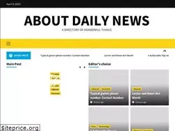 Sites similar to aboutdailynews.com