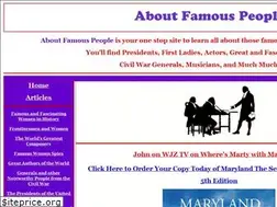Sites similar to aboutfamouspeople.com