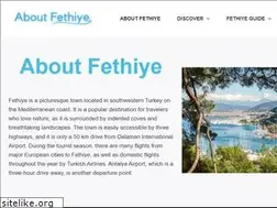 Sites similar to aboutfethiye.com