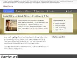 Sites similar to aboutfitness.de