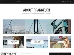 Sites similar to aboutfrankfurt.net