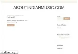 Sites similar to aboutindianmusic.com