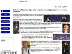 Sites similar to aboutlastnight.org.uk