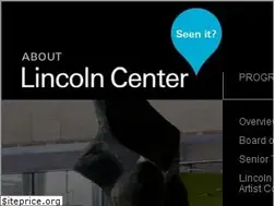 Sites similar to aboutlincolncenter.org
