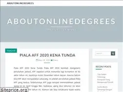 Sites similar to aboutonlinedegrees.org