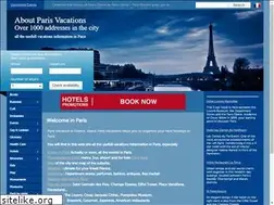 Sites similar to aboutparisvacations.com
