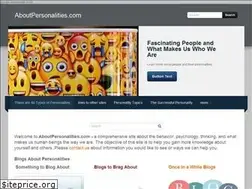 Sites similar to aboutpersonalities.com