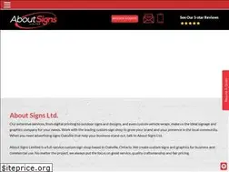 Sites similar to aboutsigns.ca
