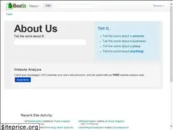 Sites similar to aboutus.org
