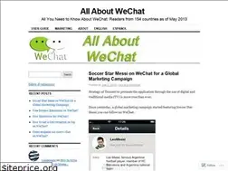 Sites similar to aboutwechat.wordpress.com