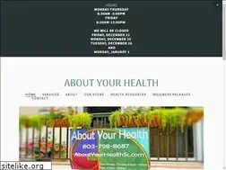 Sites similar to aboutyourhealthsc.com