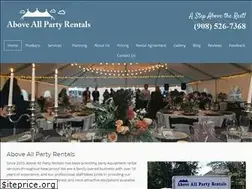 Sites similar to aboveallpartyrentals.com