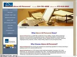 Sites similar to aboveallpersonnel.com