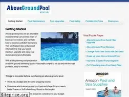 Sites similar to abovegroundpooladvisor.com