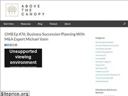Sites similar to abovethecanopy.us