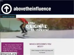 Sites similar to abovetheinfluence.com