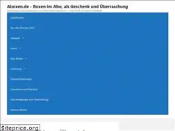 Sites similar to aboxen.de