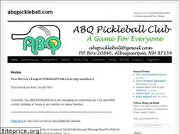 Sites similar to abqpickleball.com