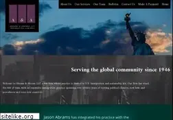 Sites similar to abramsvisas.com