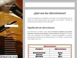 Sites similar to abreviaturade.org