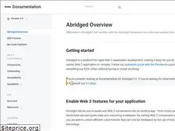 Sites similar to abridged.gitbook.io