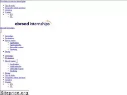 Sites similar to abroad-internships.com