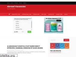 Sites similar to abroadvacancies.com