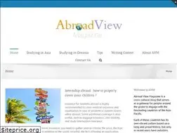 Sites similar to abroadviewmagazine.com