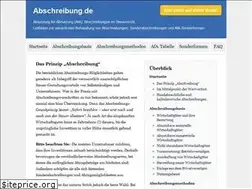 Sites similar to abschreibung.de