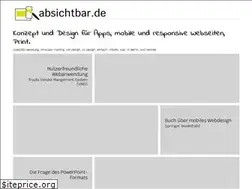 Sites similar to absichtbar.de