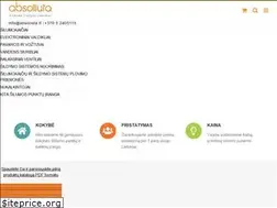 Sites similar to absoliuta.lt
